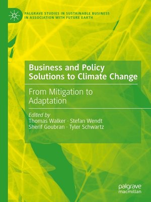 cover image of Business and Policy Solutions to Climate Change